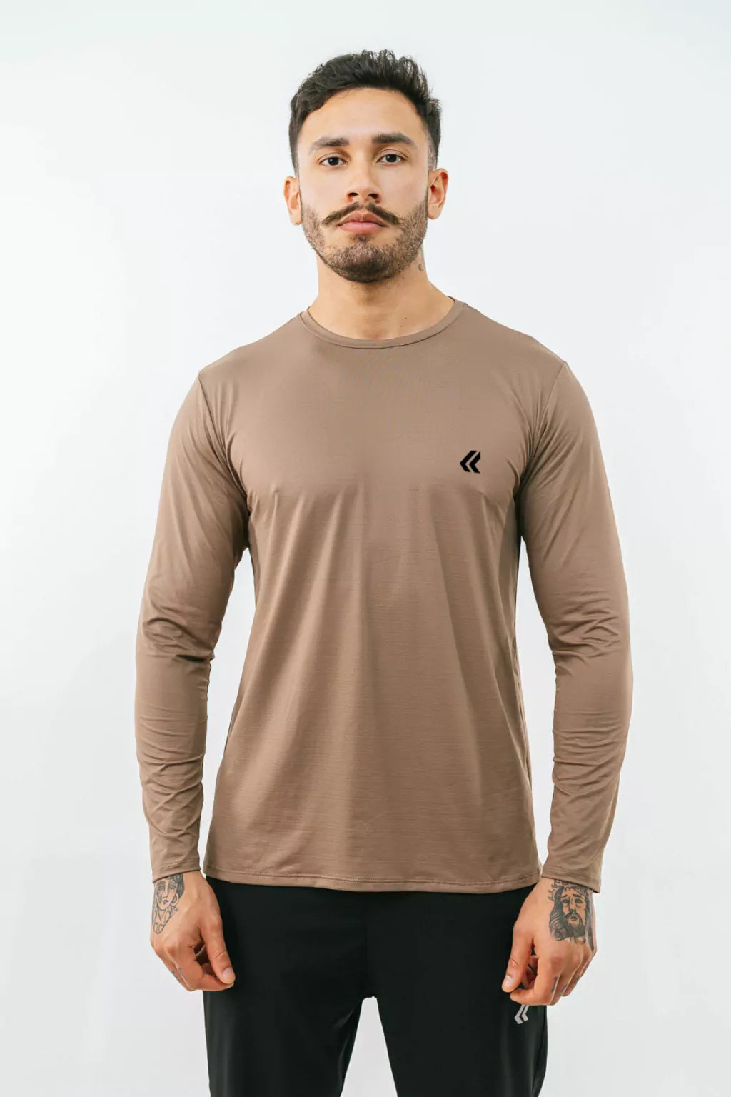 Camiseta UV Manga Longa Marrone Lurk