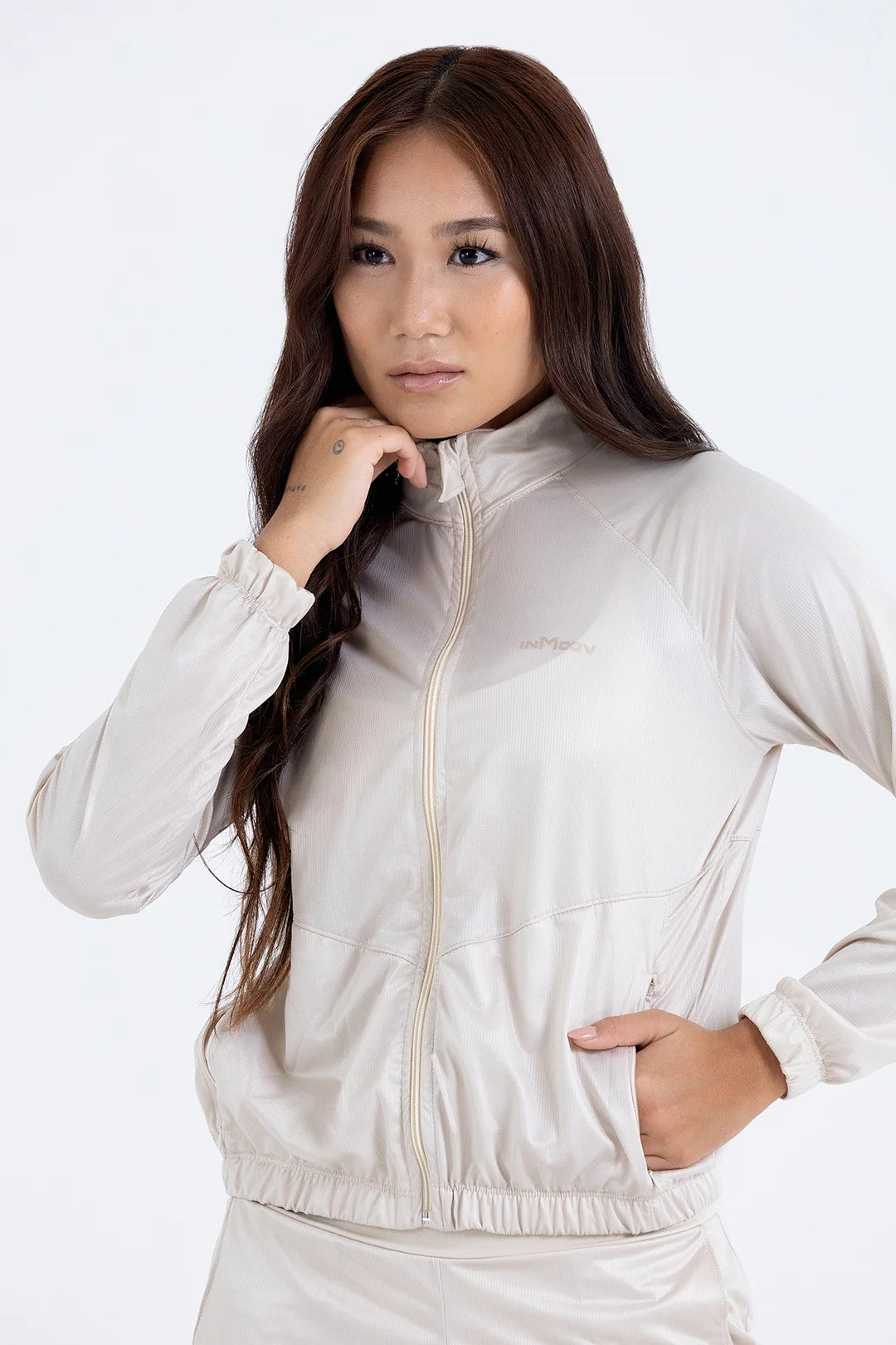 Jaqueta Lu Run Neutra