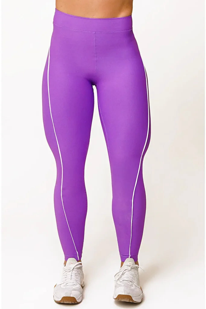 Legging Bella Violeta/Branco