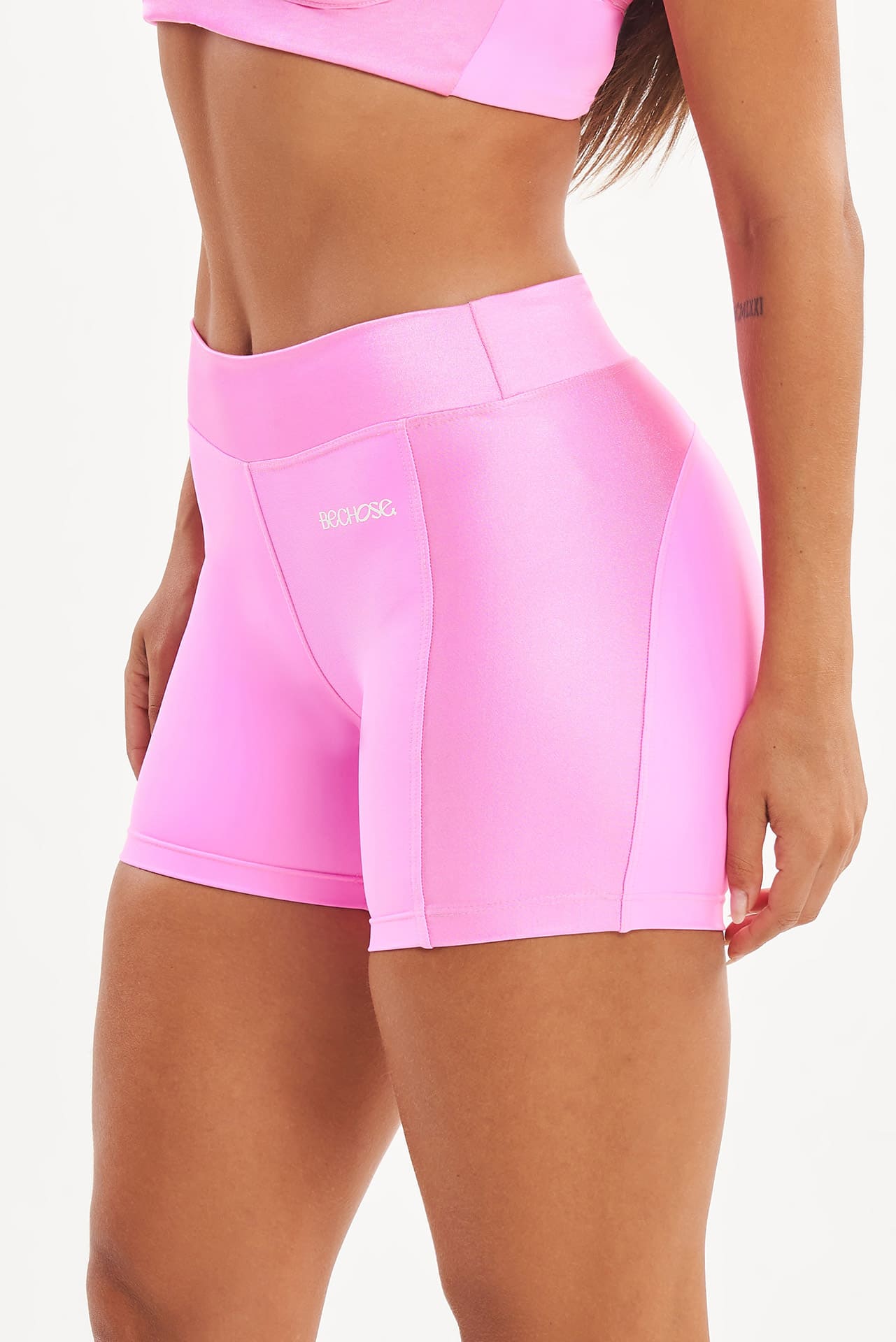 Shorts Orquidea Rosa Sorvete/Glow