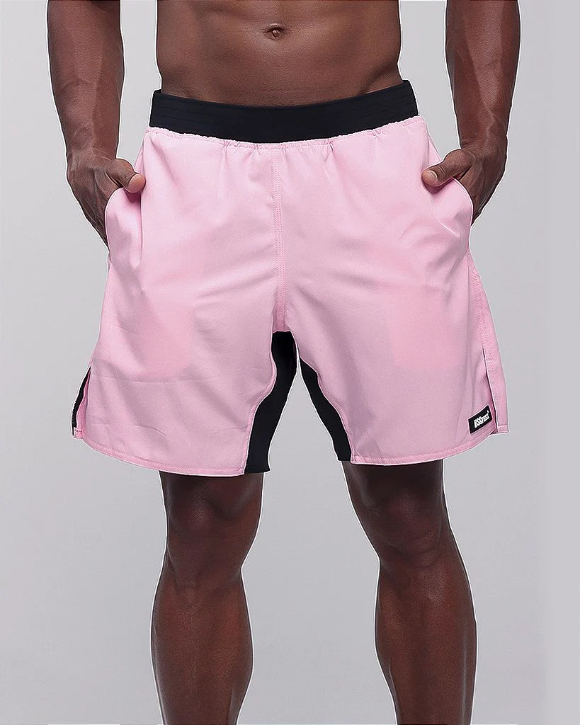 Shorts Masc Tactel Cós Estreito - Rose