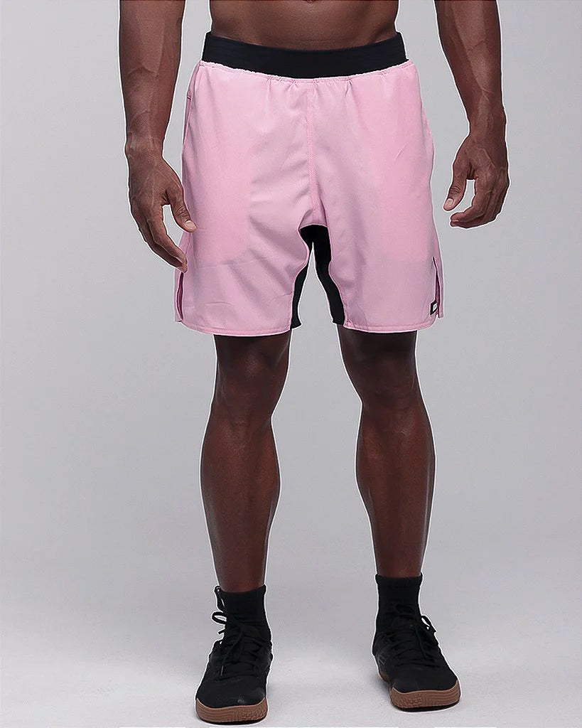 Shorts Masc Tactel Cós Estreito - Rose