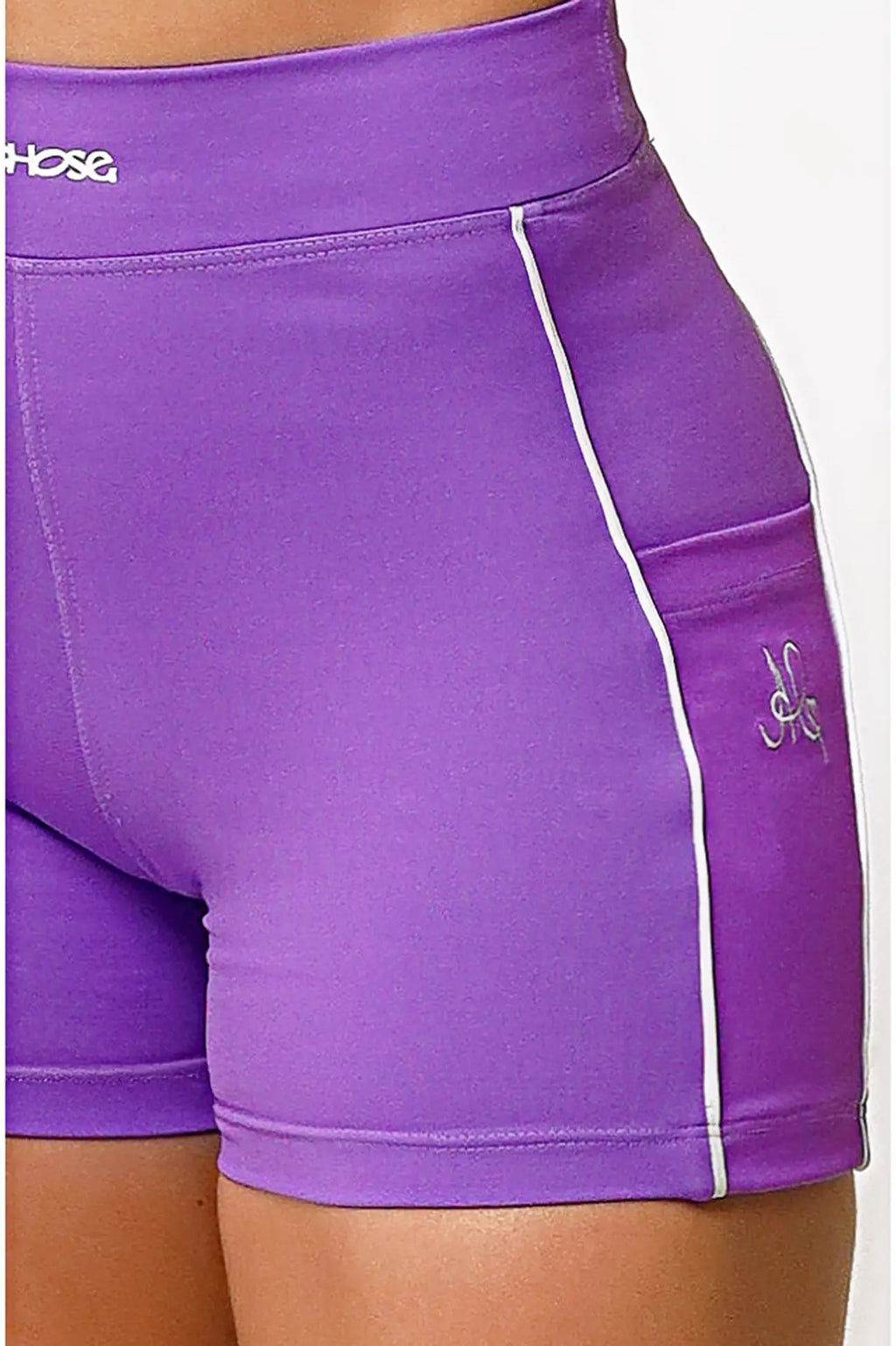 Shorts Aurora Violeta/Branco