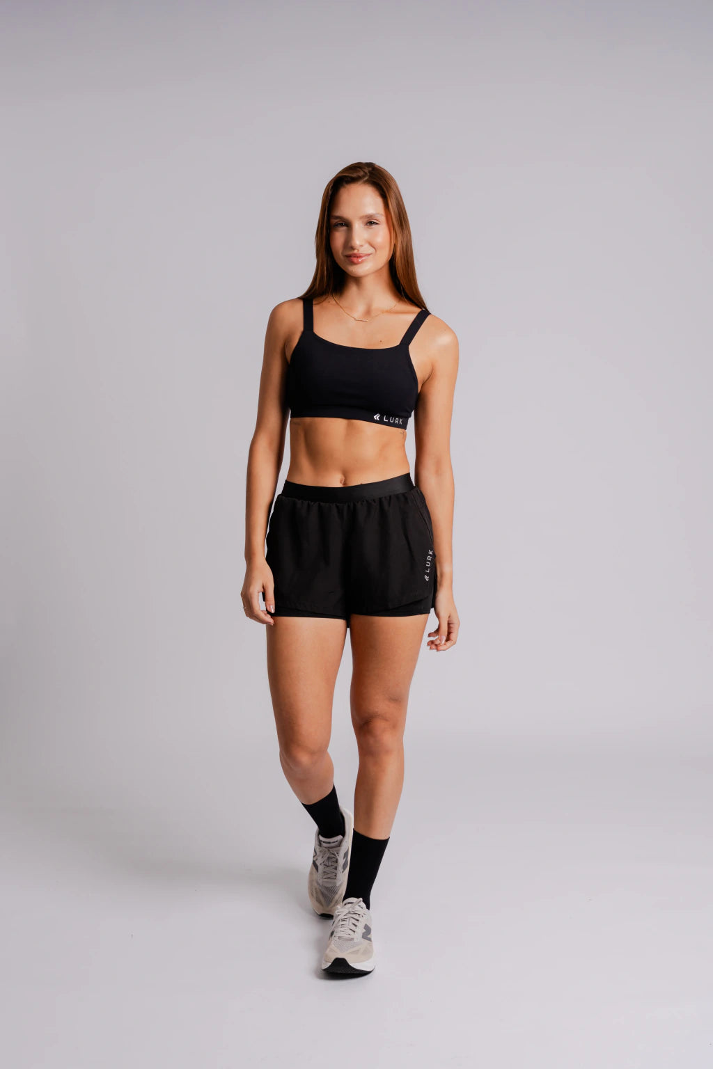 Shorts Feminino 2 em 1 Preto Lurk