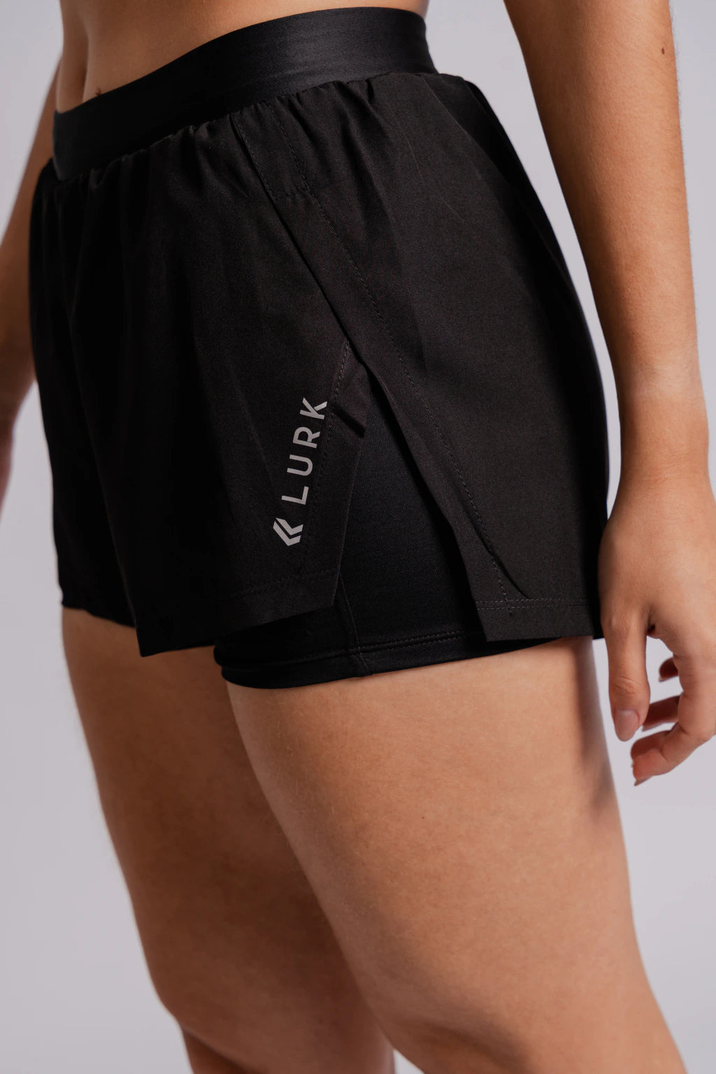 Shorts Feminino 2 em 1 Preto Lurk