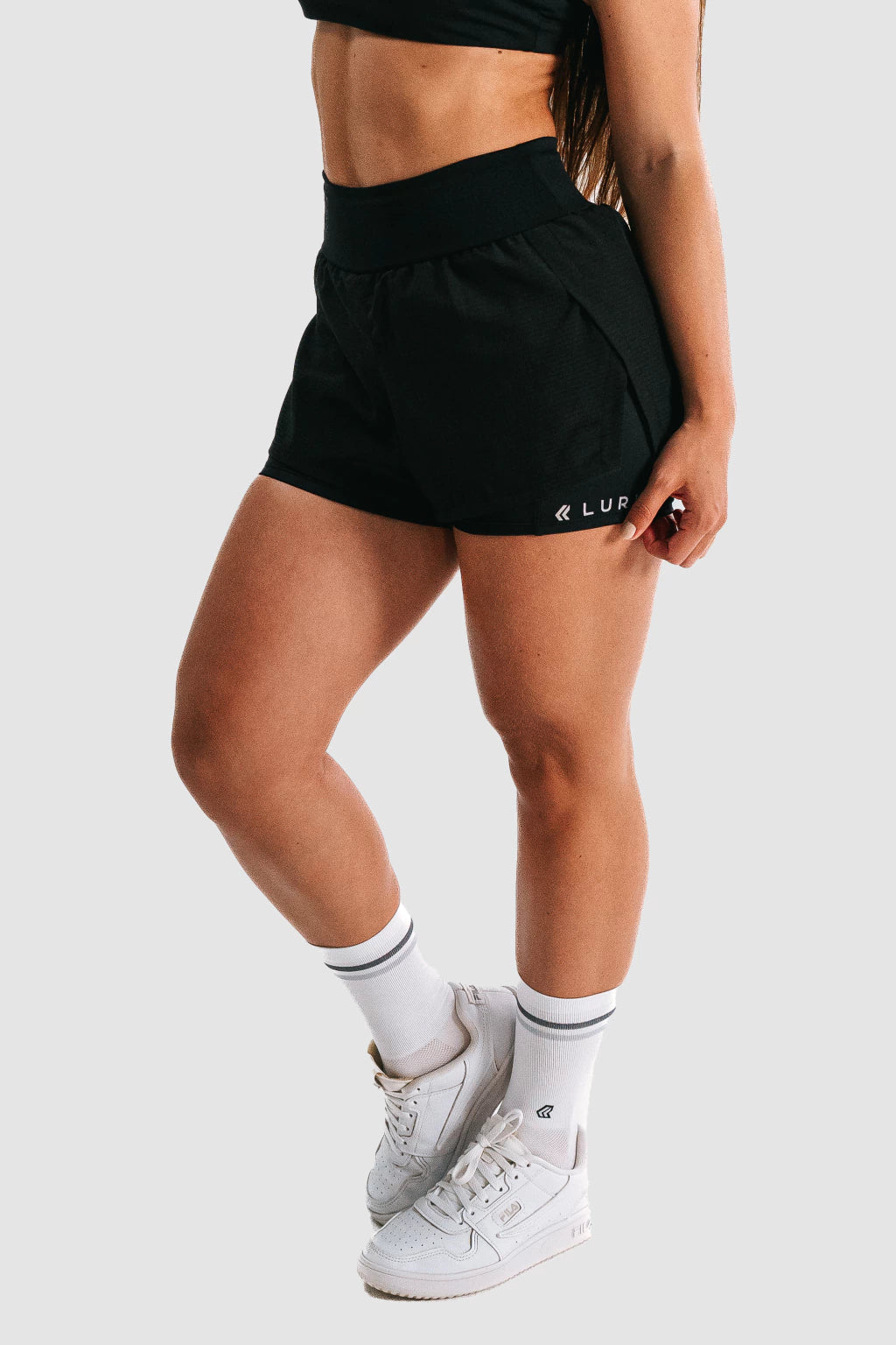 Shorts Essence 2 em 1 Preto Lurk