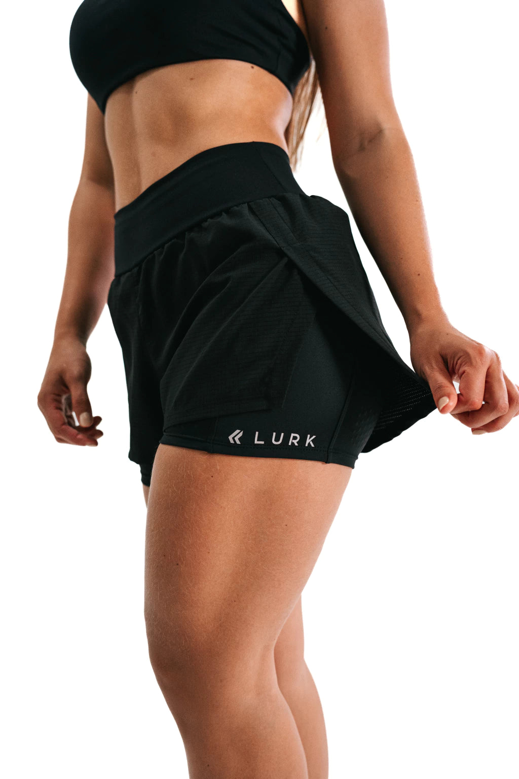 Shorts Essence 2 em 1 Preto Lurk