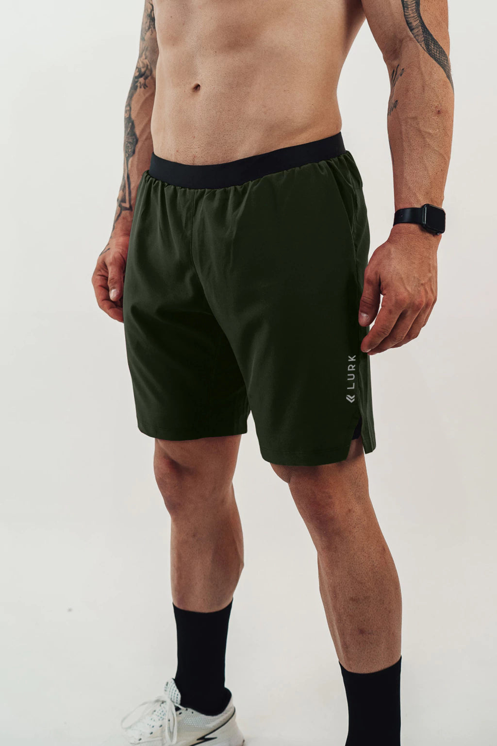 Shorts V3s c/ Lycra 2 em 1 Verde Lurk