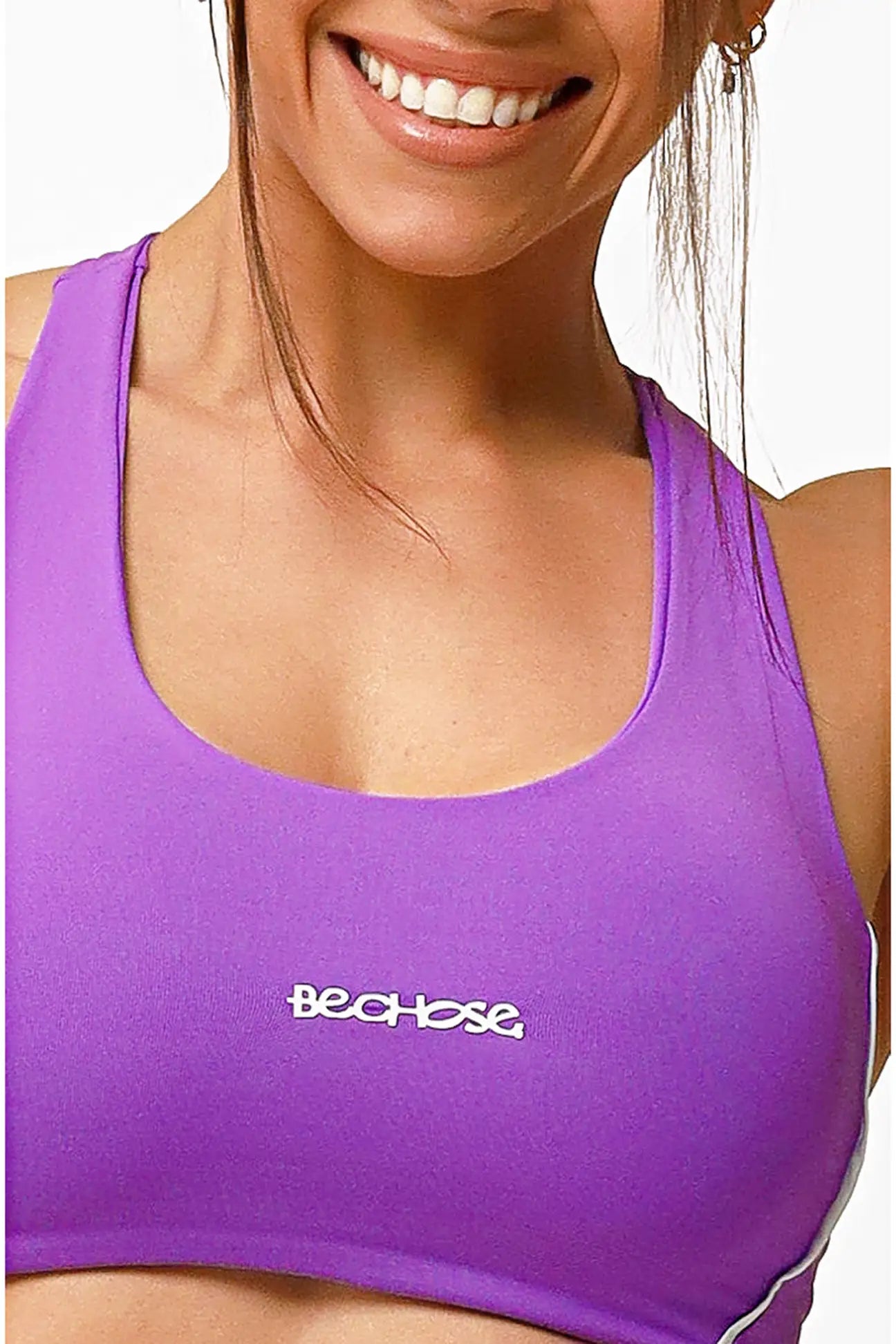 Top Aurora Violeta / Branco