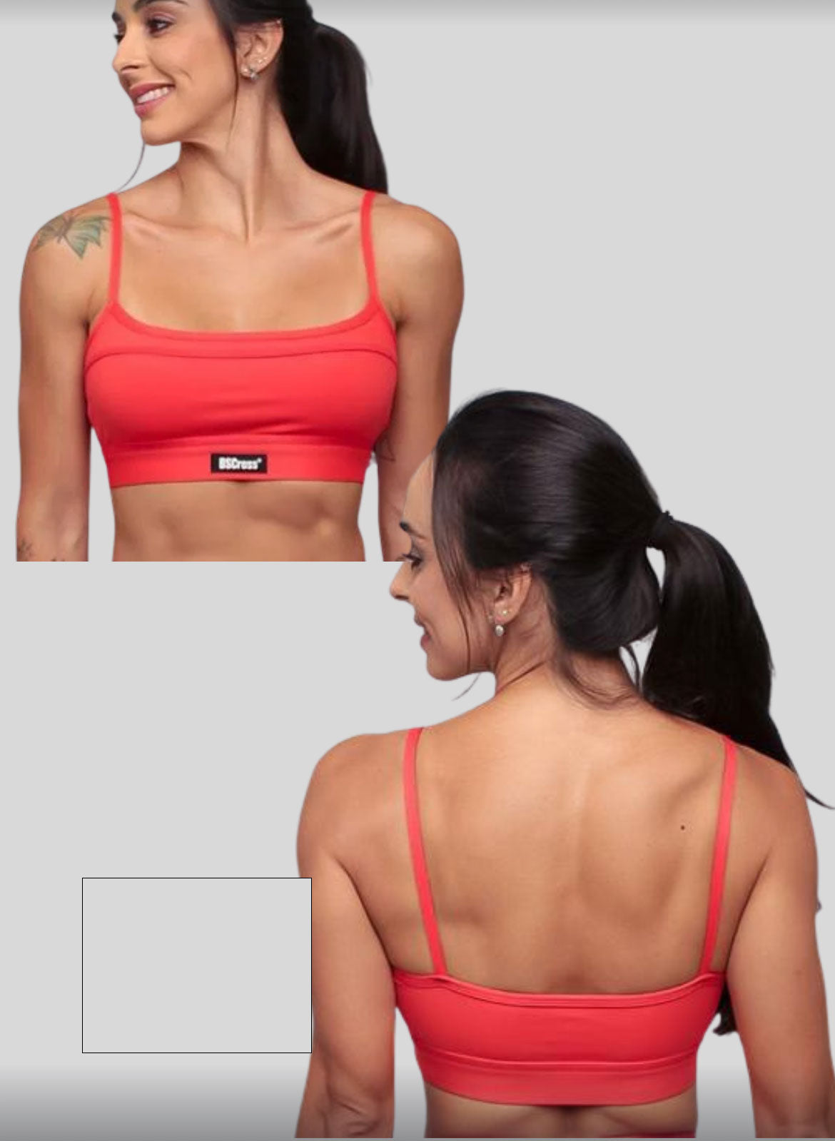 Top com Alça e Recortes - Vermelho